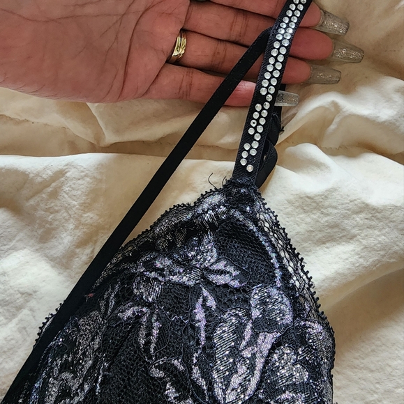 La Senza Black Silver Bralette - Picture 4 of 6